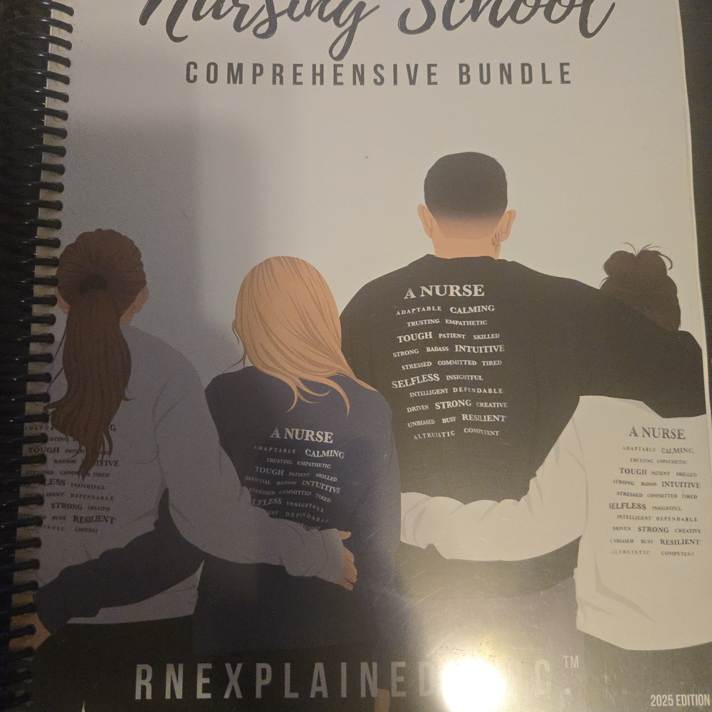 Nursing School Comprehensive Bundle Notebook